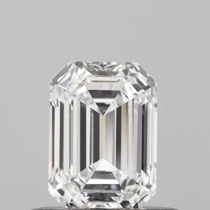 0.51ct Emerald Lab Grown Diamond (Colour D, Clarity IF, IGI Certified)