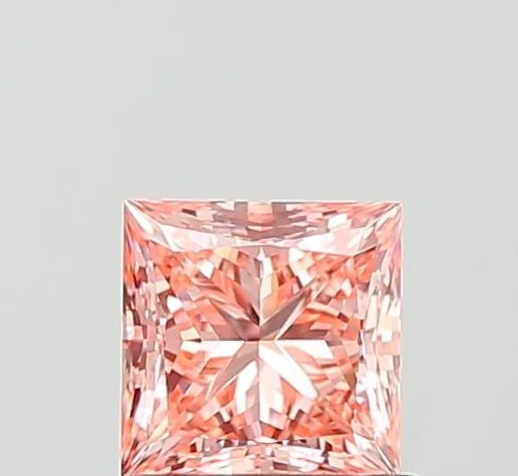1.01ct Princess Lab Grown Diamond (Colour Faint Yellow, Clarity VS1, C ...
