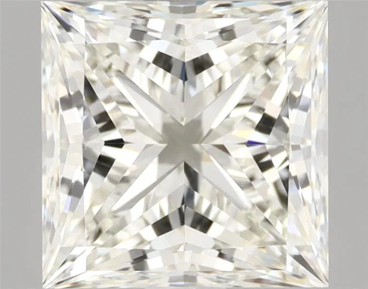 3.02ct Princess Natural Diamond (Colour J, Clarity VS1, Cut EX, IGI Certified)