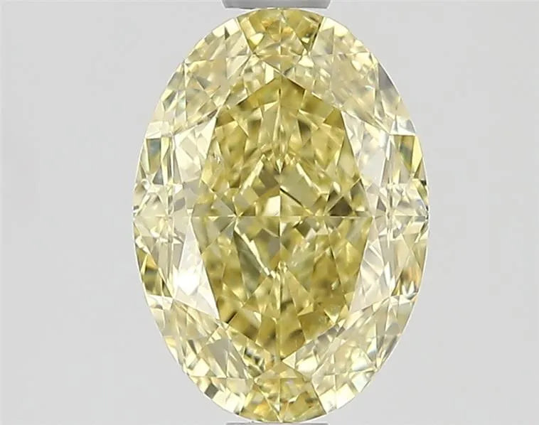 1.53ct Oval Natural Diamond (Colour Fancy Brownish Yellow, Clarity VS2, Cut EX, GIA Certified)