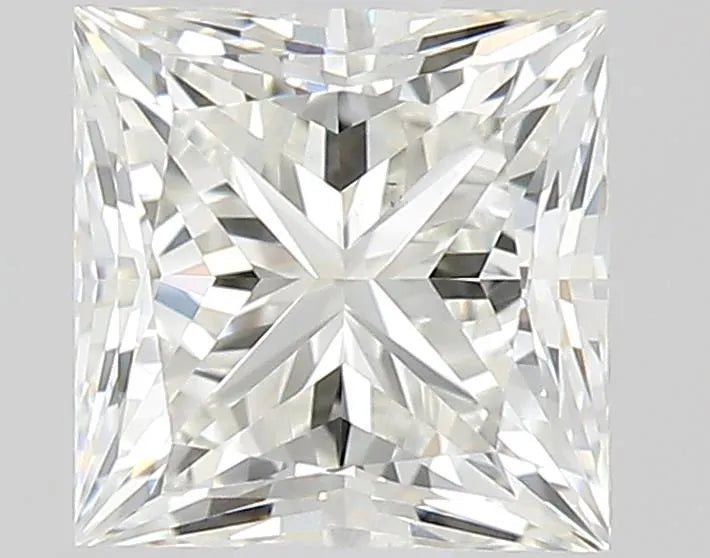 0.52ct Princess Natural Diamond (Colour J, Clarity VS2, Cut VG, GIA Certified)