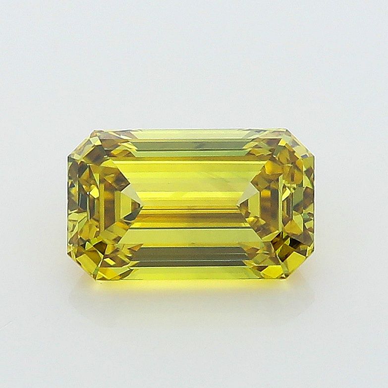 1.01ct Emerald Natural Diamond (Colour Fancy Deep Yellow, Clarity VVS1, GIA Certified)