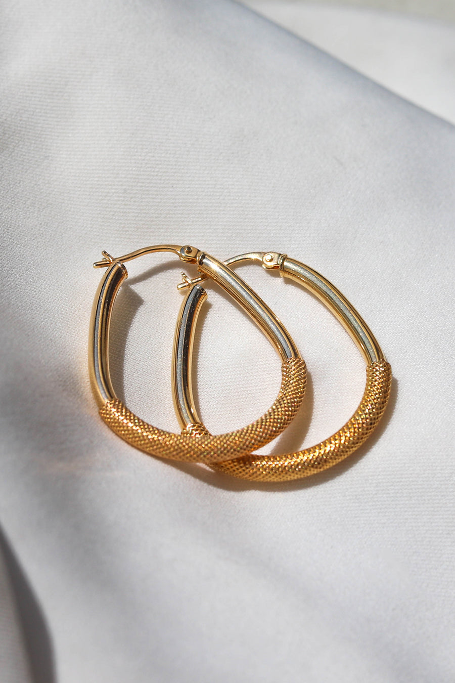 TEAR DROP HOOPS