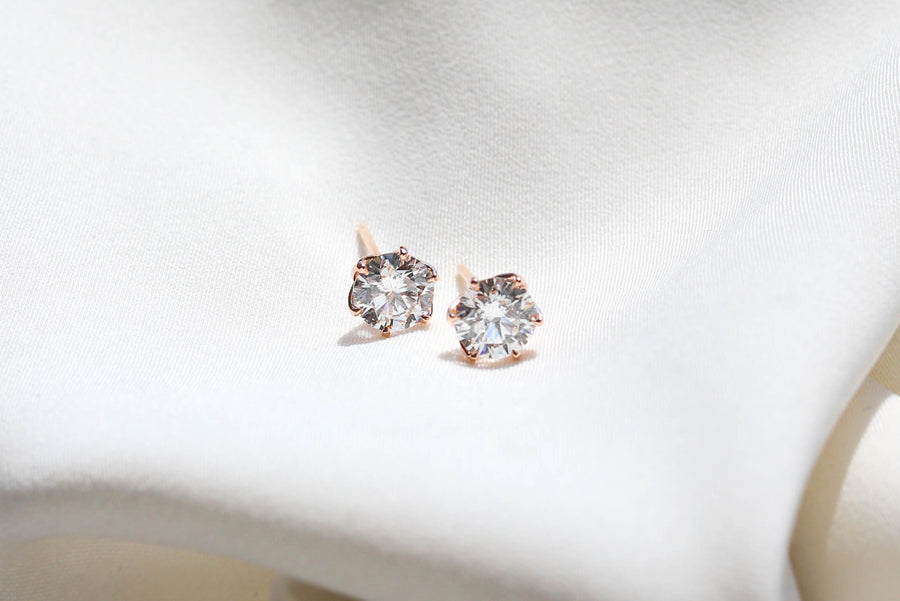 LARGE DIAMOND STUDS