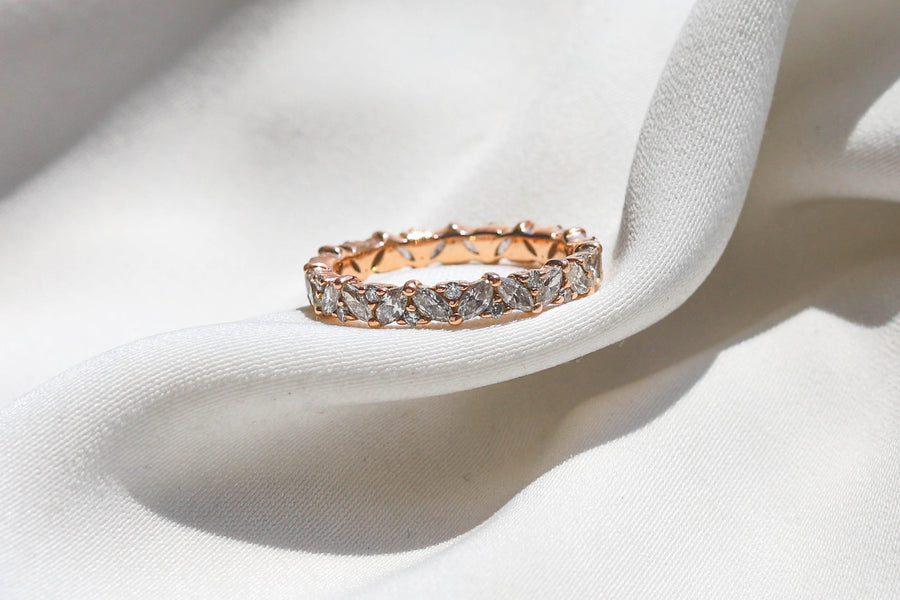 MARQUISE DIAMOND WEDDING BAND