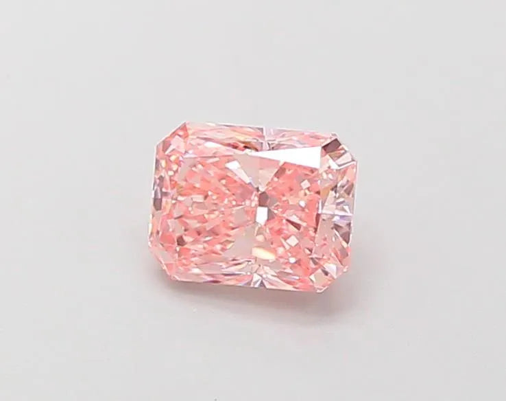 0.56ct Radiant Lab Grown Diamond (Colour Fancy Vivid Pink, Clarity VS1, IGI Certified)
