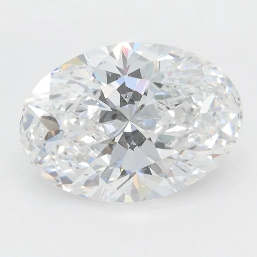 2.47ct Oval Lab Grown Diamond (Colour D, Clarity VVS1, IGI Certified)