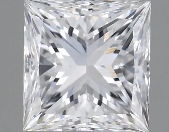0.51ct Princess Natural Diamond (Colour D, Clarity VS1, GIA Certified)