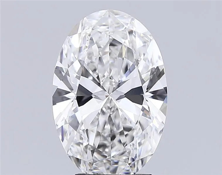 3.25ct Oval Lab Grown Diamond (Colour F, Clarity VVS2, IGI Certified)